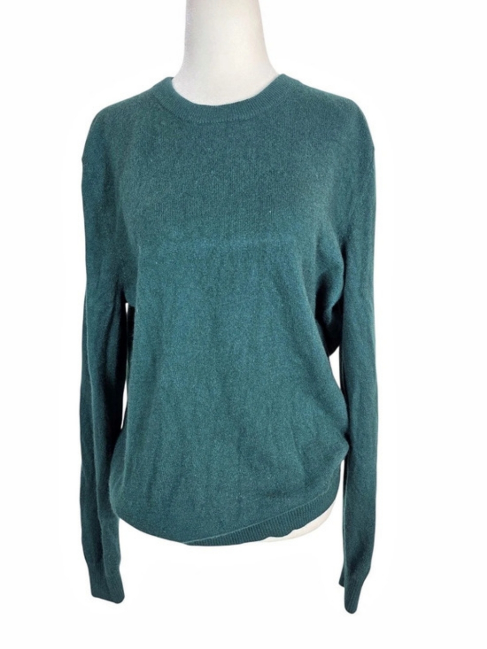 Lydiavine Cashmere Crewneck Sweater Green XL